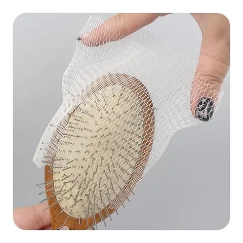 뿌리볼륨빗 롤빗 머리카락제거망 50매입 브러쉬클리너 헤어빗청소 롤빗청소 빗머리카락제거 머리