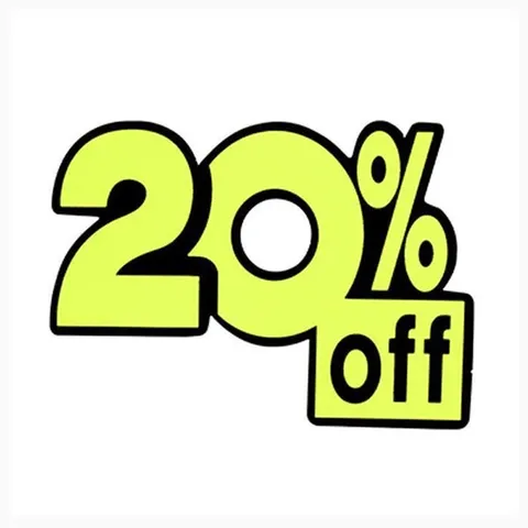 쇼카드(20 OFF)소 디스플레이 POP 진열 광고 싸인