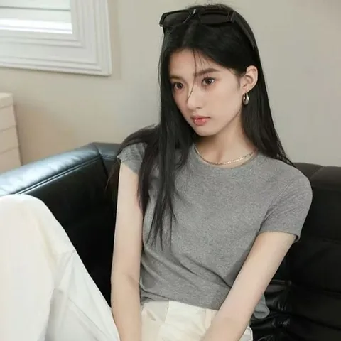 이너티 짧은소매 슬림 베이직 반팔 티셔츠 (WFHTQ7S)