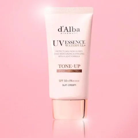 달바 워터풀 핑크 톤업 선크림 비건 물광 50ml x 1개