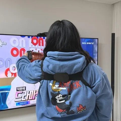바른자세밴드 굽은등 바른 자세 어깨밴드 대형