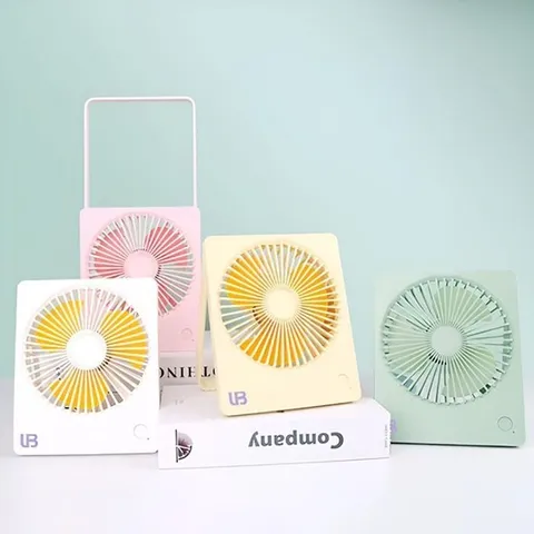 무선 휴대용 LED 접이식 미니 선풍기