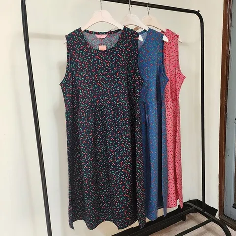 국산 여름 나시 인견원피스 (WC21E40)