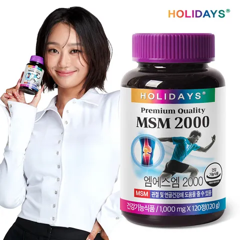 홀리데이즈 MSM2000 1병 120정