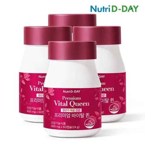 뉴트리디데이 갱년기 회화나무열매추출물 바이탈퀸 4개 (총240캡슐)