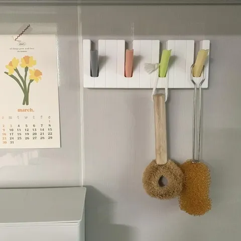 접착식 벽걸이 후크 모자 열쇠 진열대