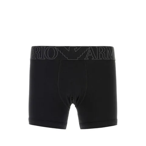 엠포리오 아르마니 남성 블랙 Stretch 면 사각팬티 EM000246AF14978 UC001