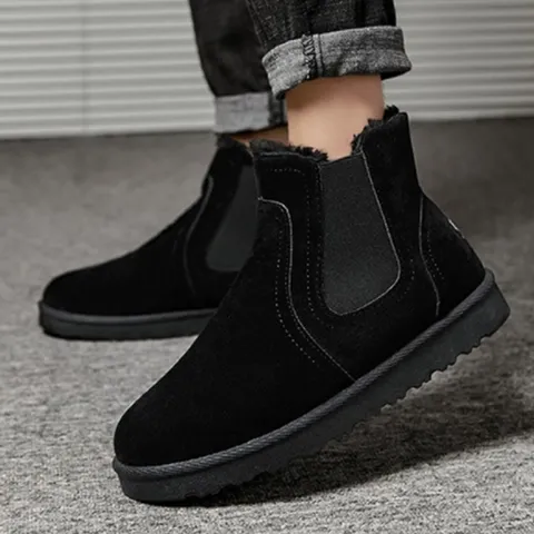 남자 방한부츠 털안감 워커 앵클 패딩부츠
