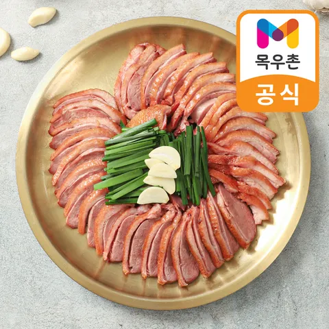 [목우촌] 훈제 허브갈릭 오리슬라이스 210g x 10팩 + 소스 5봉