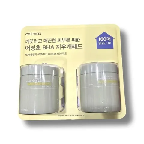 1+1 셀리맥스 어성초 지우개 패드 80매