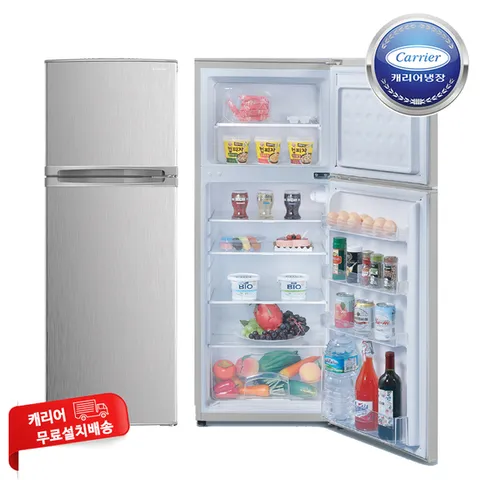 캐리어 182리터 2도어 일반 소형 미니 슬림형 냉장고 KRD-T182VEH1