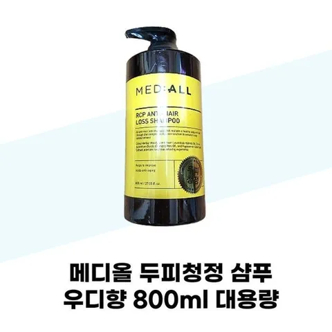 [메디올] 메디올 두피청정 샴푸 우디향 800ml 대용량 비듬각질케어