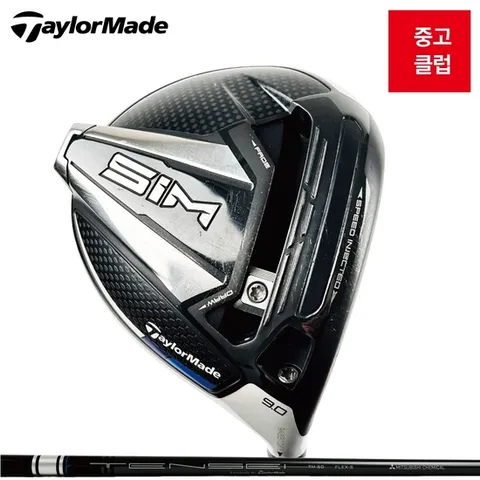 [중고]테일러메이드 심 드라이버 9.0도 TM텐세이 S