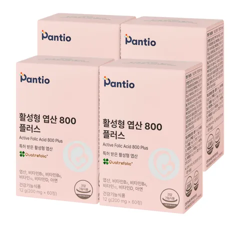 판티오 활성형 엽산 800 보령약국 이노시톨 임신준비 영양제 240정(8개월분)