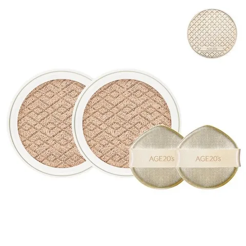 에이지투웨니스 팩트 AGE20s 실크 하이 커버 쿠션 리필2개
