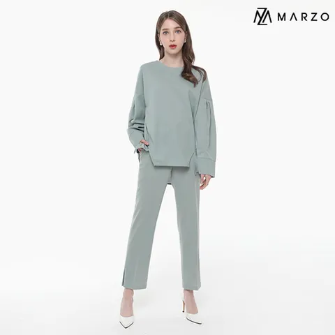 [마르조][2종]마인라운지 블루 상하2BMAMD01