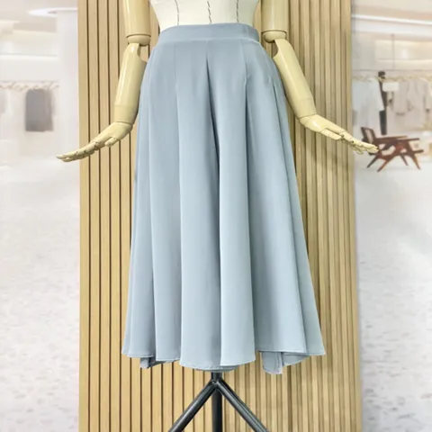 허리 밴딩 쉬폰 빅 와이드 바지 SBC3PT04JB1