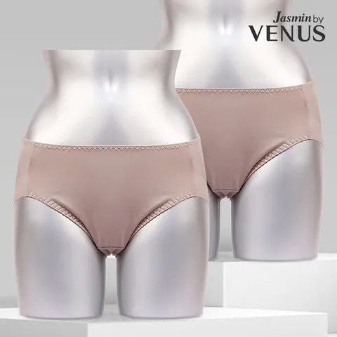 (자스민 비너스) 1 1 블랑슈 햄팬티 PT0032H_DB 데일리 여성팬티 90-