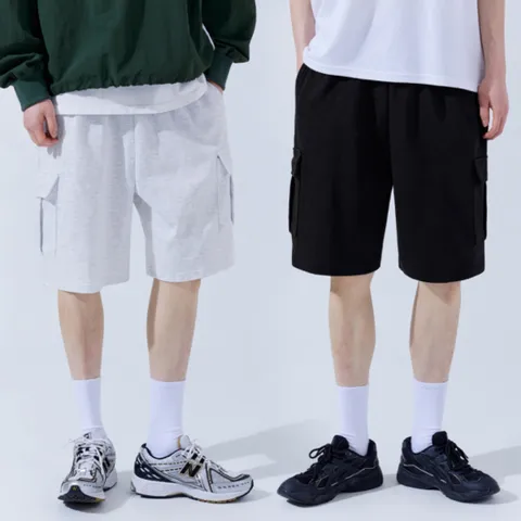 (탑보이) 탑보이 당일출고 2장세트 베이직 카고 롱 하프 팬츠 (TBS_1184)