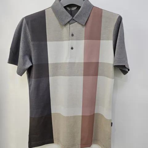 행복한백화점세르지오닥스체크 베이지  반팔 티셔츠 stsvbmf2602,행복한백화점세르지오닥스체크 베이지  반팔 티셔츠 stsvbmf2602