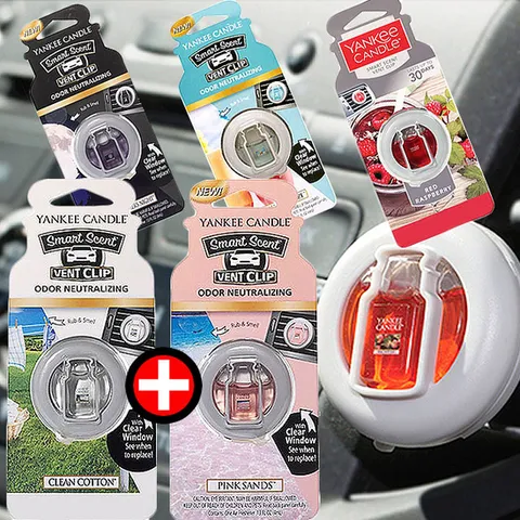 1+1 양키캔들 스마트센트 벤트클립/차량용/방향제