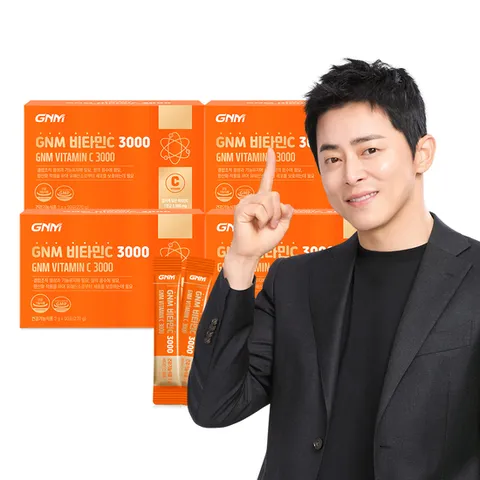 [총 12개월분] GNM 고함량 비타민C 3000 90포 X 4박스 / 항산화기능성 비타민씨
