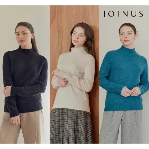 (조이너스) 조이너스 여성 배색니트 풀오버 3종 택1 J234B901A