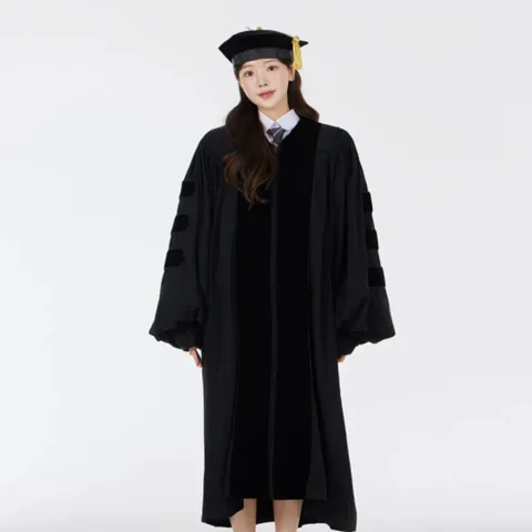 교복몰 (구매) 남여공용 졸업가운(박사가운) 졸업사진.