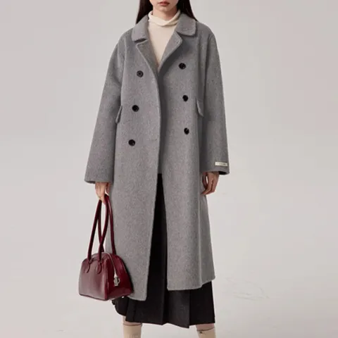 울100% 더블버튼 핸드메이드 울 롱코트 울코트 브랜드공정 고퀄리티 핸드메이드코트
