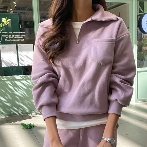 (CN)리치기모세트 겨울 여성  트레이닝복세트