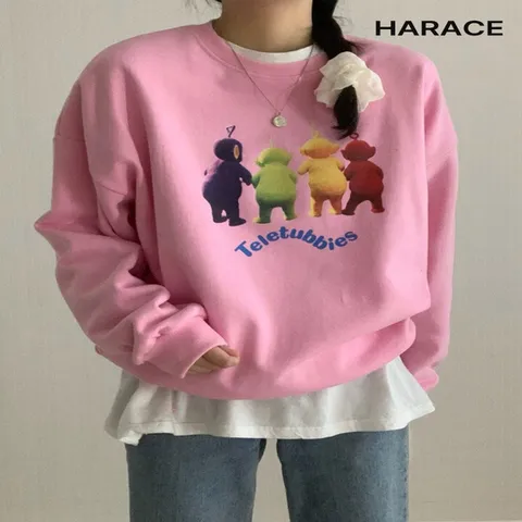 (헤레이스) 텔레 맨투맨_YMSH25SS058