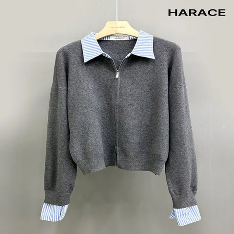 (헤레이스) 리에 투웨이 가디건_YMSH25SS085