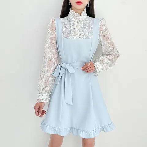 (금찌) 금찌 레플 레이어드 원피스 ST7300D