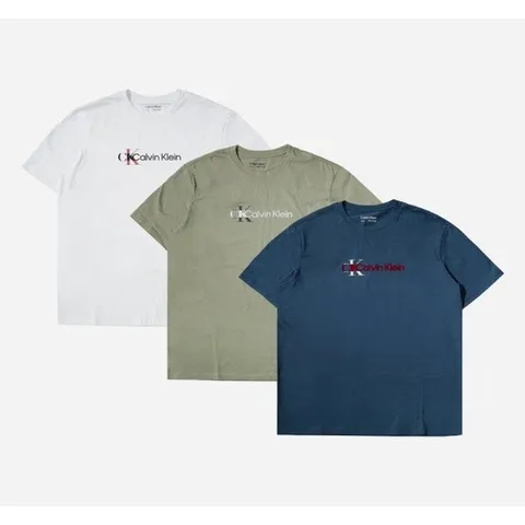 (캘빈클라인) 캘빈클라인 CK 그래픽 남여공용 반팔 티셔츠