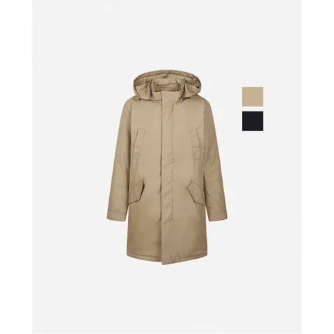 (뱅뱅) 공용 후드 탈부착 롱패딩 점퍼 (NUI670)