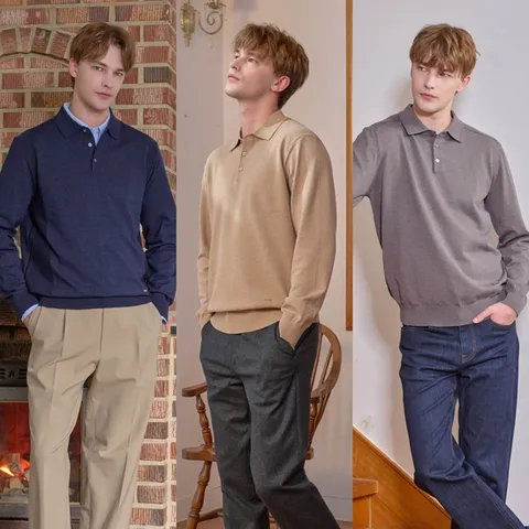 워모 25FW 베이직 카라 니트 3종