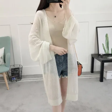 비치씬니트가디건 가디건 여름 해변 비치 바캉스 (WA69E26)