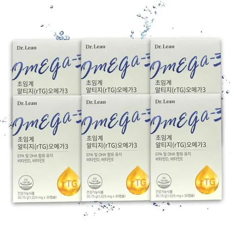 [닥터린] 닥터린 초임계 알티지 오메가3 1025mg 30캡슐 X 6 TB