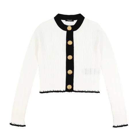 발망 여성 크롭 니트 가디건 CF0KL047 KG41 GAB