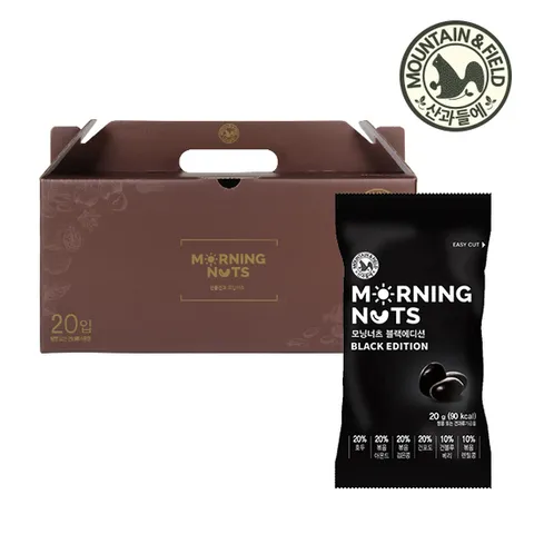 산과들에 하루견과 모닝너츠블랙에디션 20입 선물세트