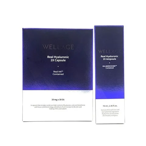 [웰라쥬] 웰라쥬 시즌3 리얼 히알루로닉 2X 앰플70ml + 캡슐 30회분
