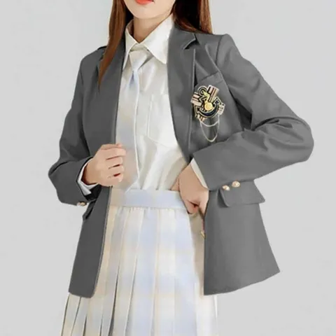 여성 교복 자켓(그레이) 교복마이 중학교교복 (WFK4YGW)