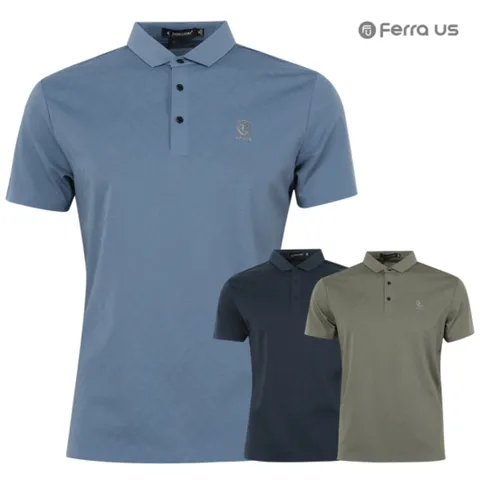 페라어스 남성 쟈가드 반팔 스판 골프셔츠 CTM3OM2121