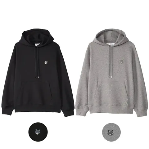 [메종키츠네] 남녀 그레이폭스 후드티