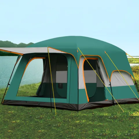온가족캠핑 거실형 텐트 10인용 리빙쉘 대형 감성텐트