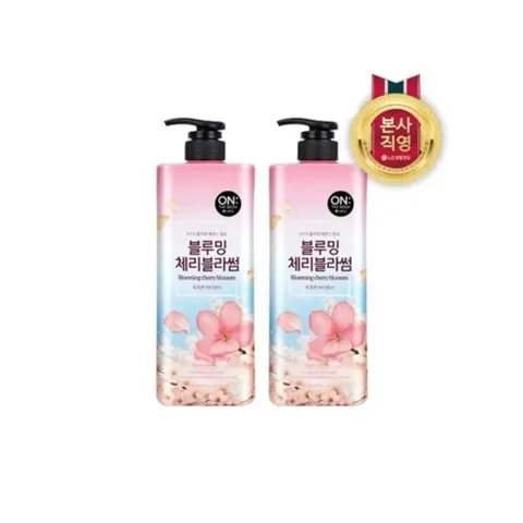 (온더바디) 온더바디 플라워 체리블라썸 바디워시 900G x 2개