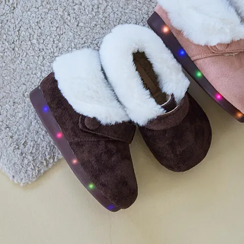 (베이비잼) 리퍼브 베이비잼  LED 비숑 부츠 (Y836_BROWN)