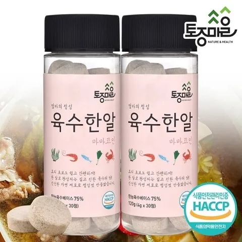 (토종마을) 토종마을HACCP인증 마마코인 육수한알 30코인 (4g x 30정) 