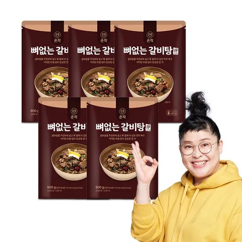 [온작] 이영자 뼈없는 갈비탕 정 900g x 5팩