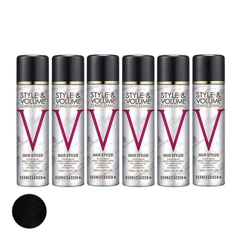 더마클라센 스타일앤 볼륨짱짱 흑채 스프 레이 블랙 120ml x6